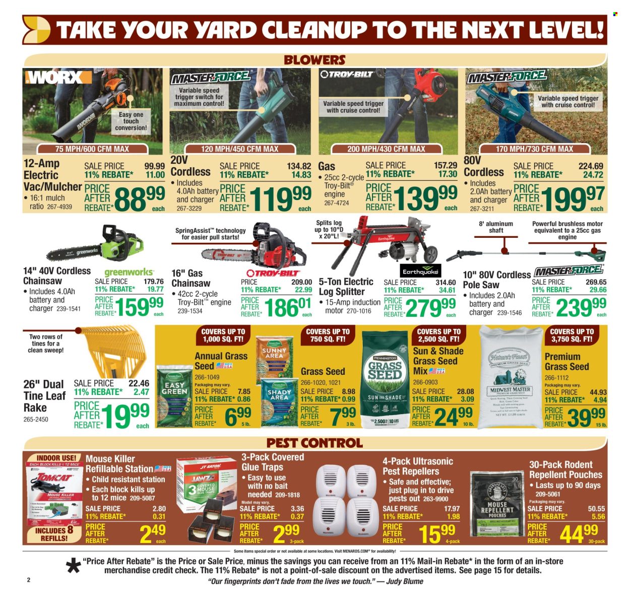 Menards ad - 10/16/2025 - 10/26/2025. Page 3