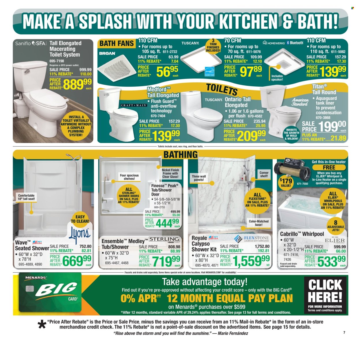 Menards ad - 10/16/2025 - 10/26/2025. Page 10