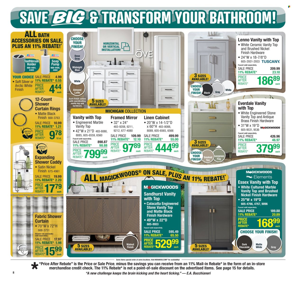 Menards ad - 10/16/2025 - 10/26/2025. Page 11