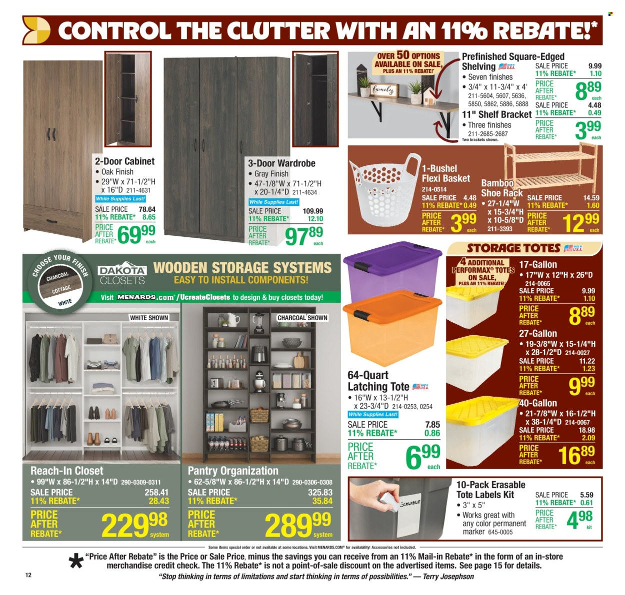 Menards ad - 10/16/2025 - 10/26/2025. Page 16