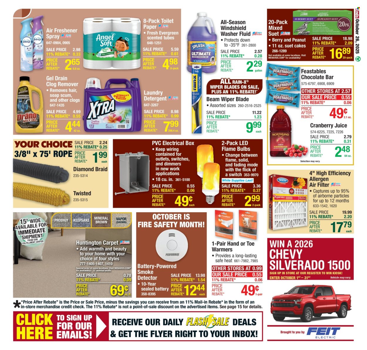 Menards ad - 10/16/2025 - 10/26/2025. Page 24