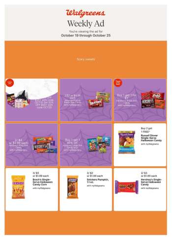 Walgreens Flyer - 10/19/2025 - 10/25/2025.