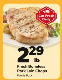 Fresh Boneless Pork Loin Chops