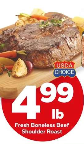 Fresh Boneless Beef Shoulder Roast