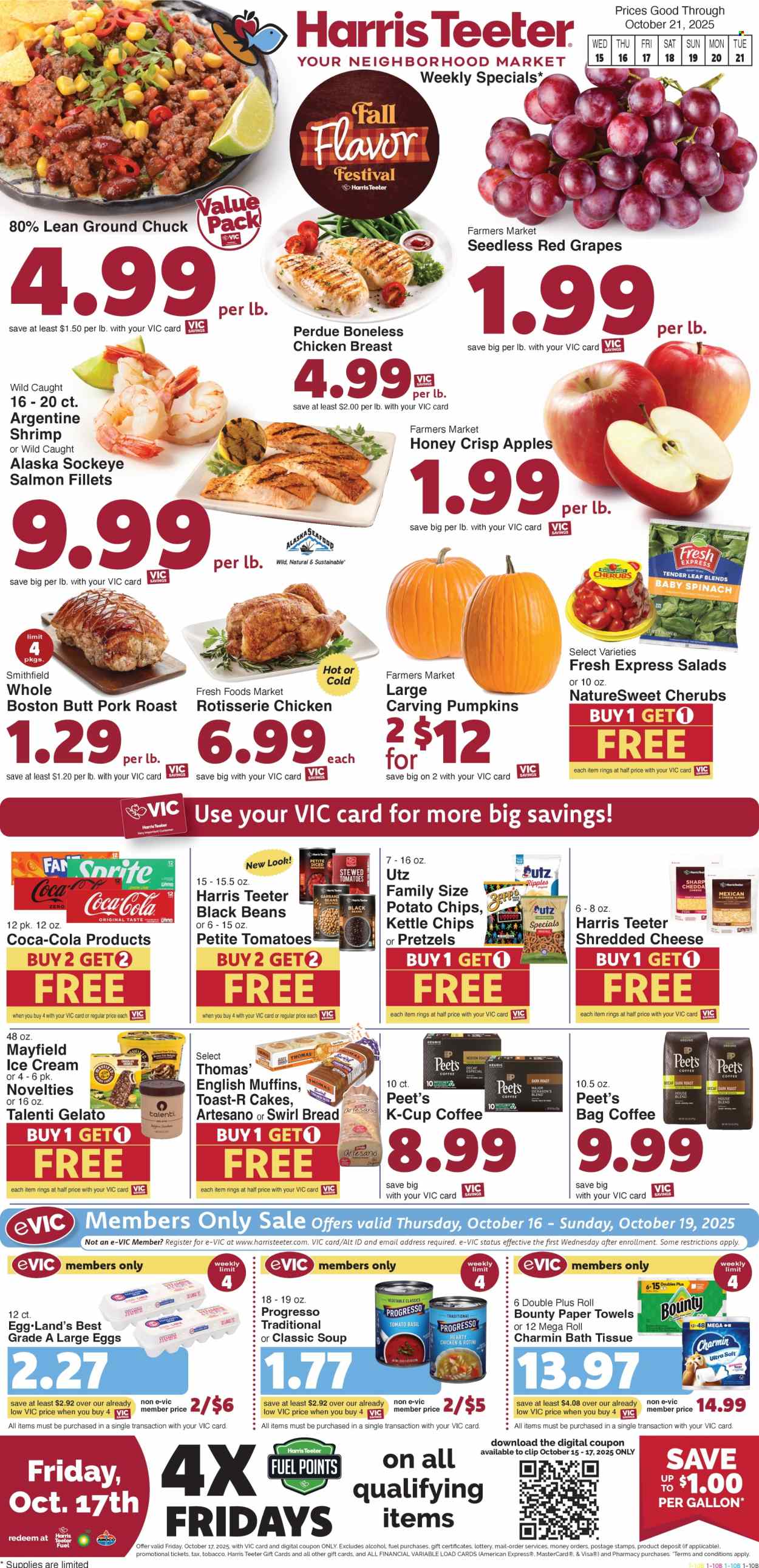 Harris Teeter ad - 10/15/2025 - 10/21/2025. Page 1