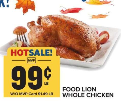 Food Lion Whole Chicken