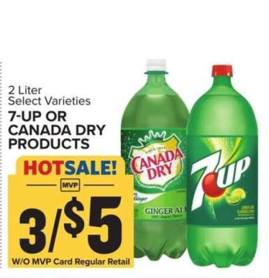 7-UP or Canada Dry Products