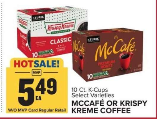 MCCAFÉ OR KRISPY KREME COFFEE