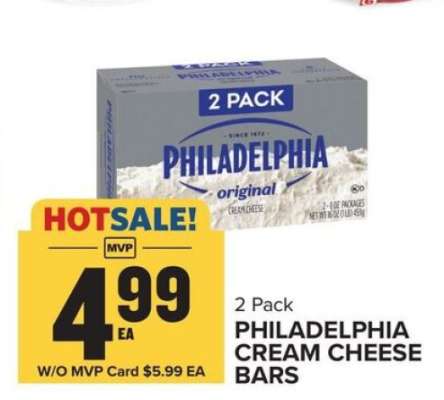 Philadelphia Cream Cheese Bars