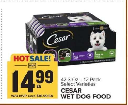 Cesar Wet Dog Food*
