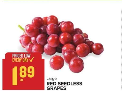 Red Seedless Grapes