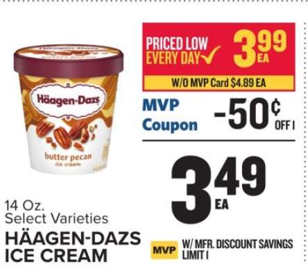 Häagen Dazs Ice Cream