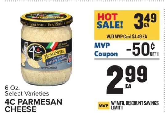 4C Parmesan Cheese