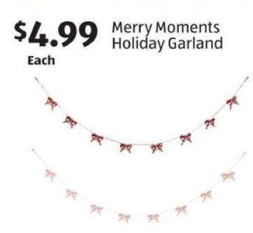 Merry Moments Holiday Garland