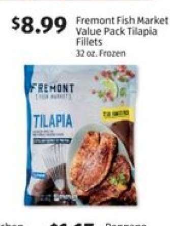 Fremont Fish Market Value Pack Tilapia Fillets