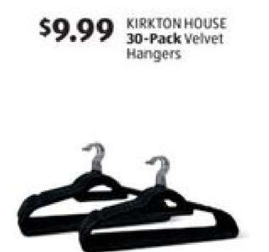 KIRKTON HOUSE 30-Pack Velvet Hangers