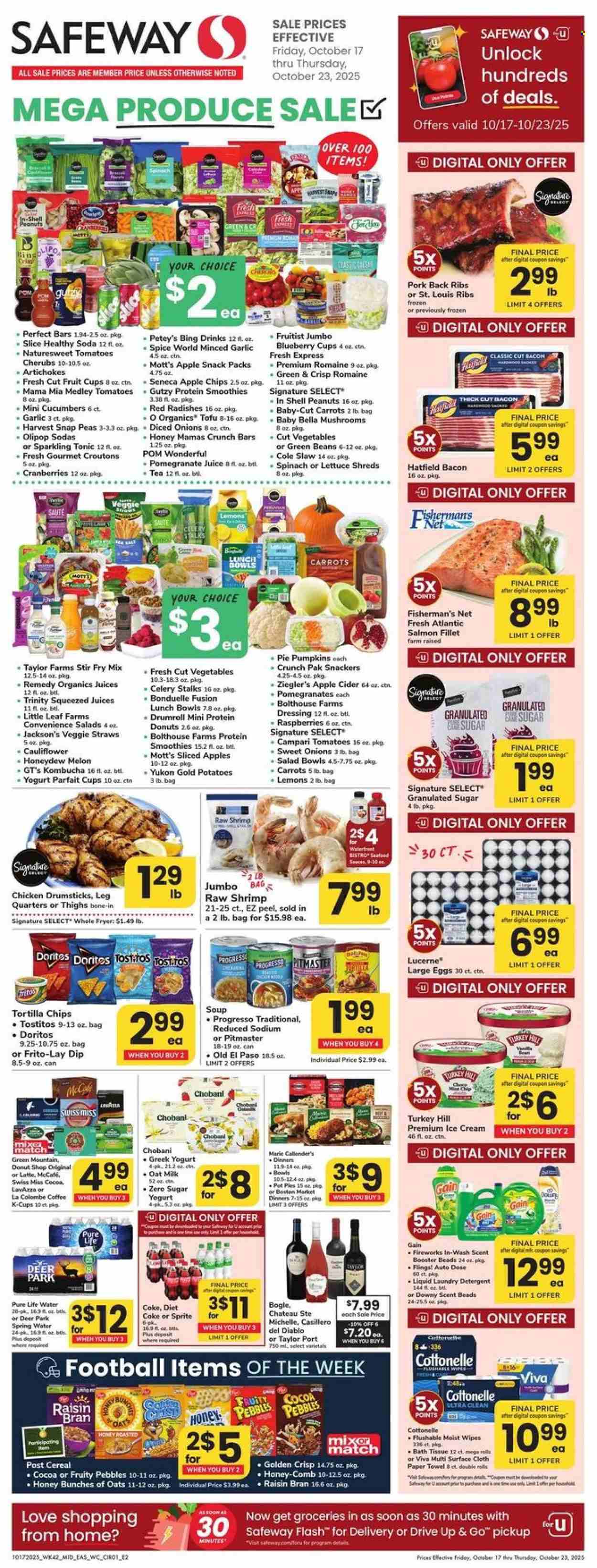 Safeway ad - 10/17/2025 - 10/23/2025. Page 1