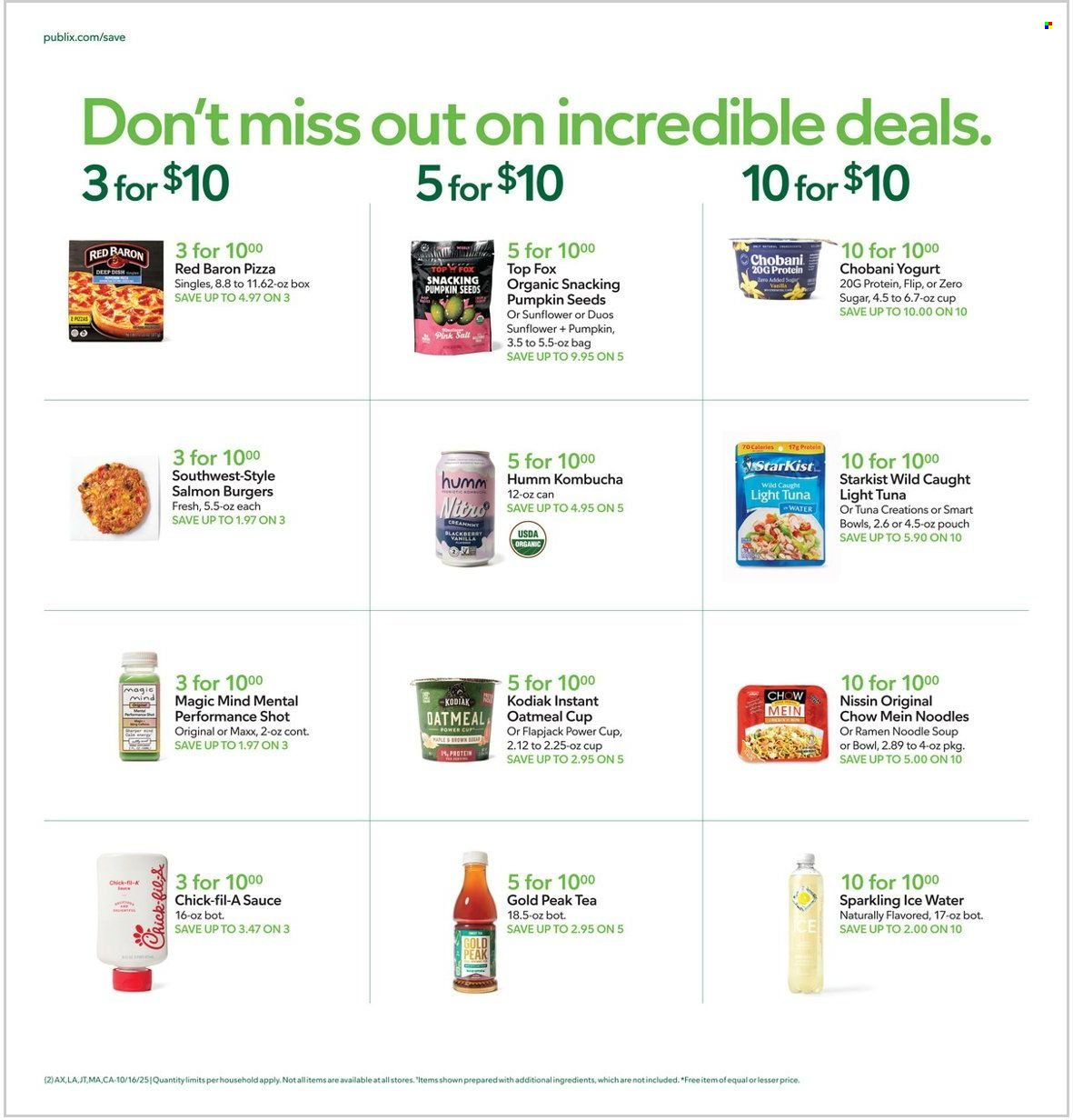 Publix ad - 10/16/2025 - 10/22/2025. Page 2