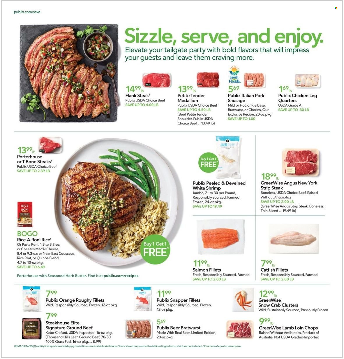 Publix ad - 10/16/2025 - 10/22/2025. Page 4