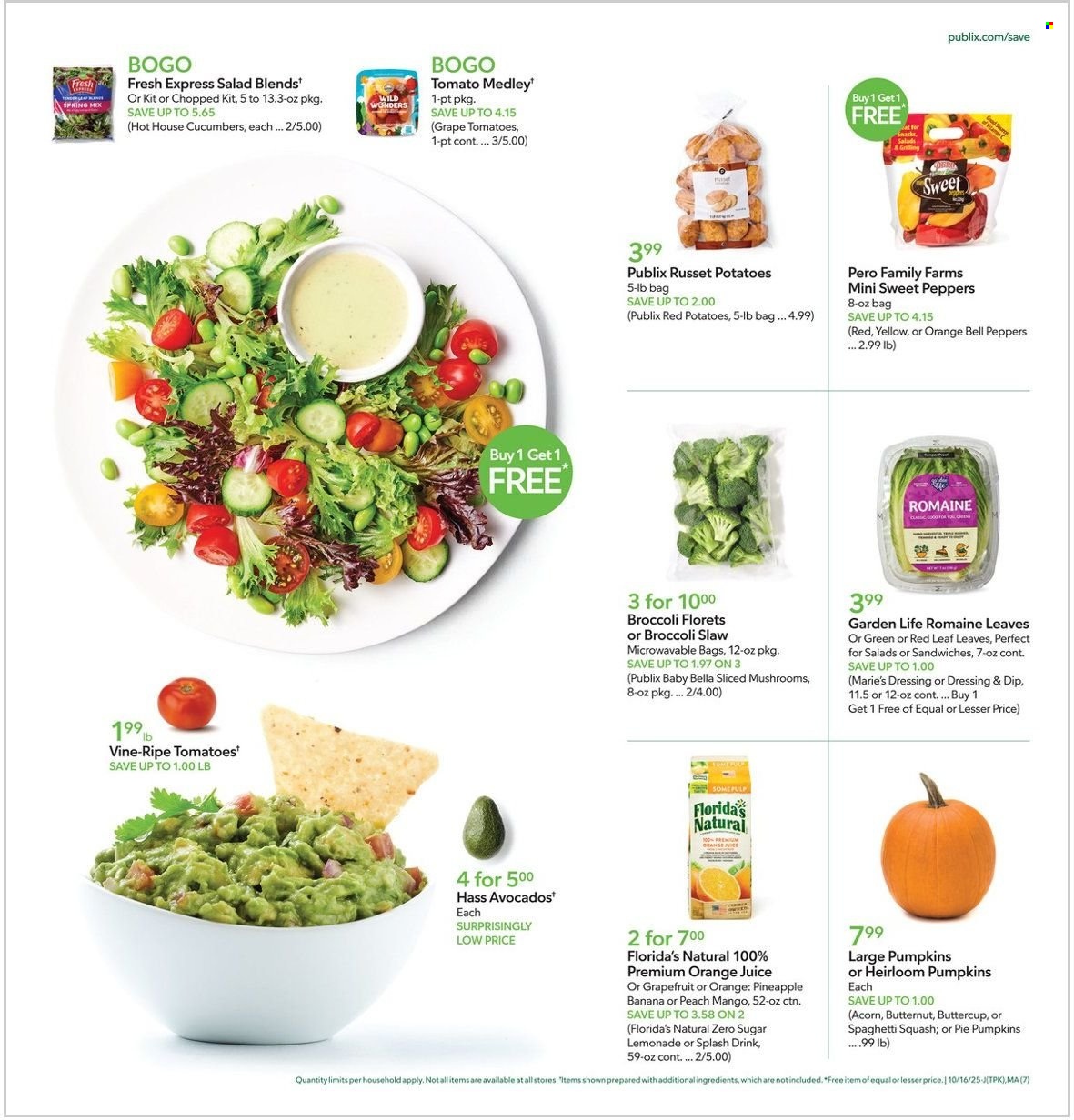 Publix ad - 10/16/2025 - 10/22/2025. Page 7