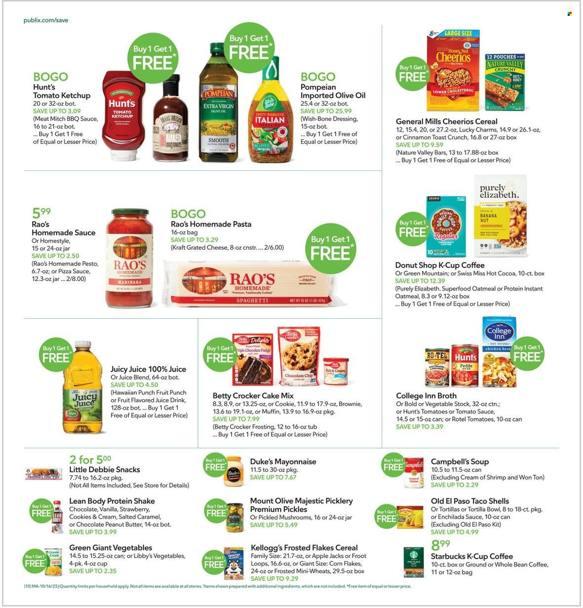 Publix ad - 10/16/2025 - 10/22/2025. Page 10