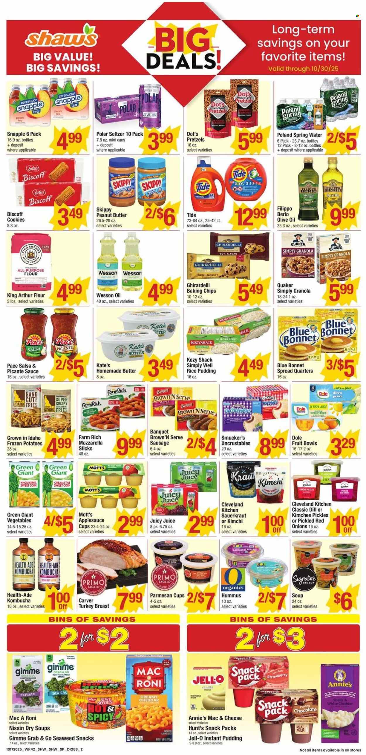 Shaw’s ad - 10/17/2025 - 10/23/2025. Page 8