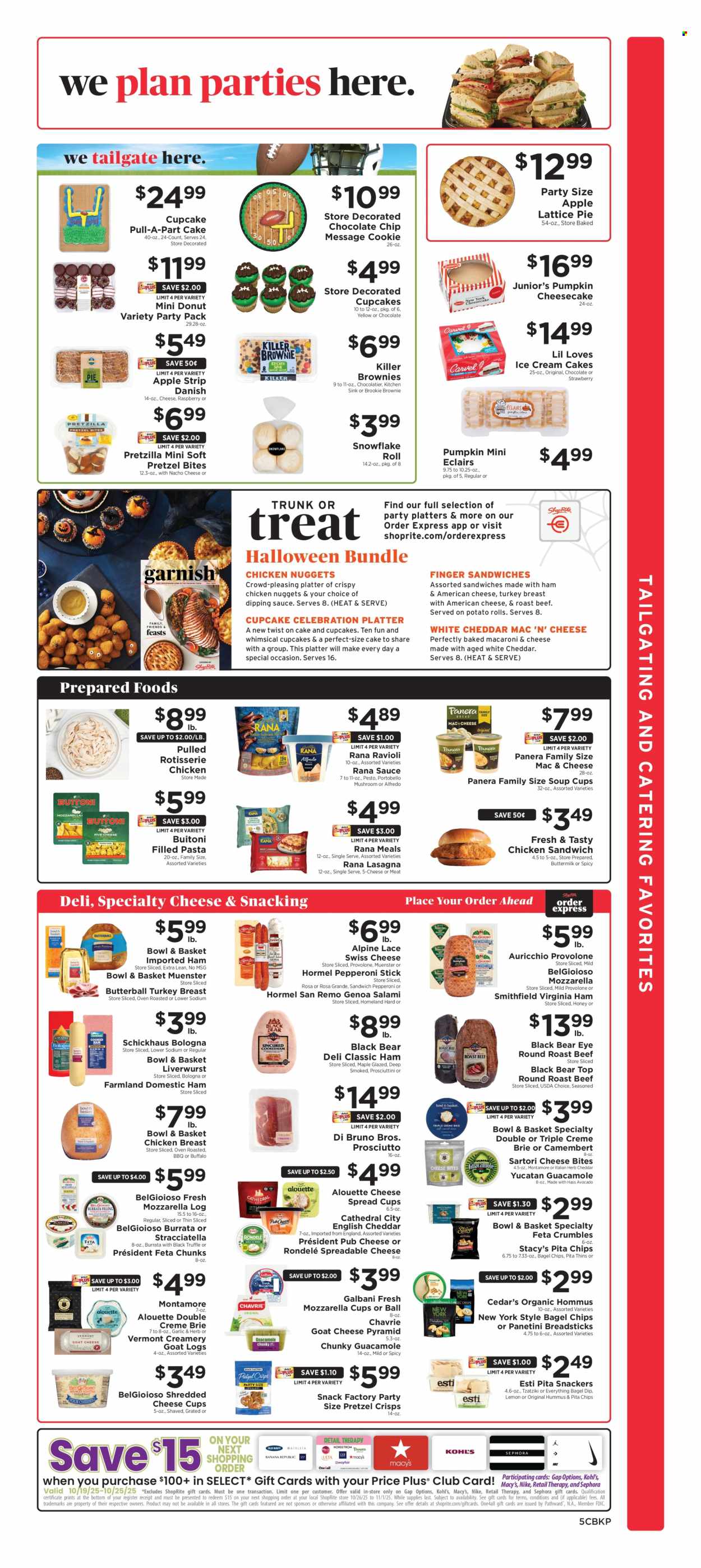ShopRite ad - 10/19/2025 - 10/25/2025. Page 5