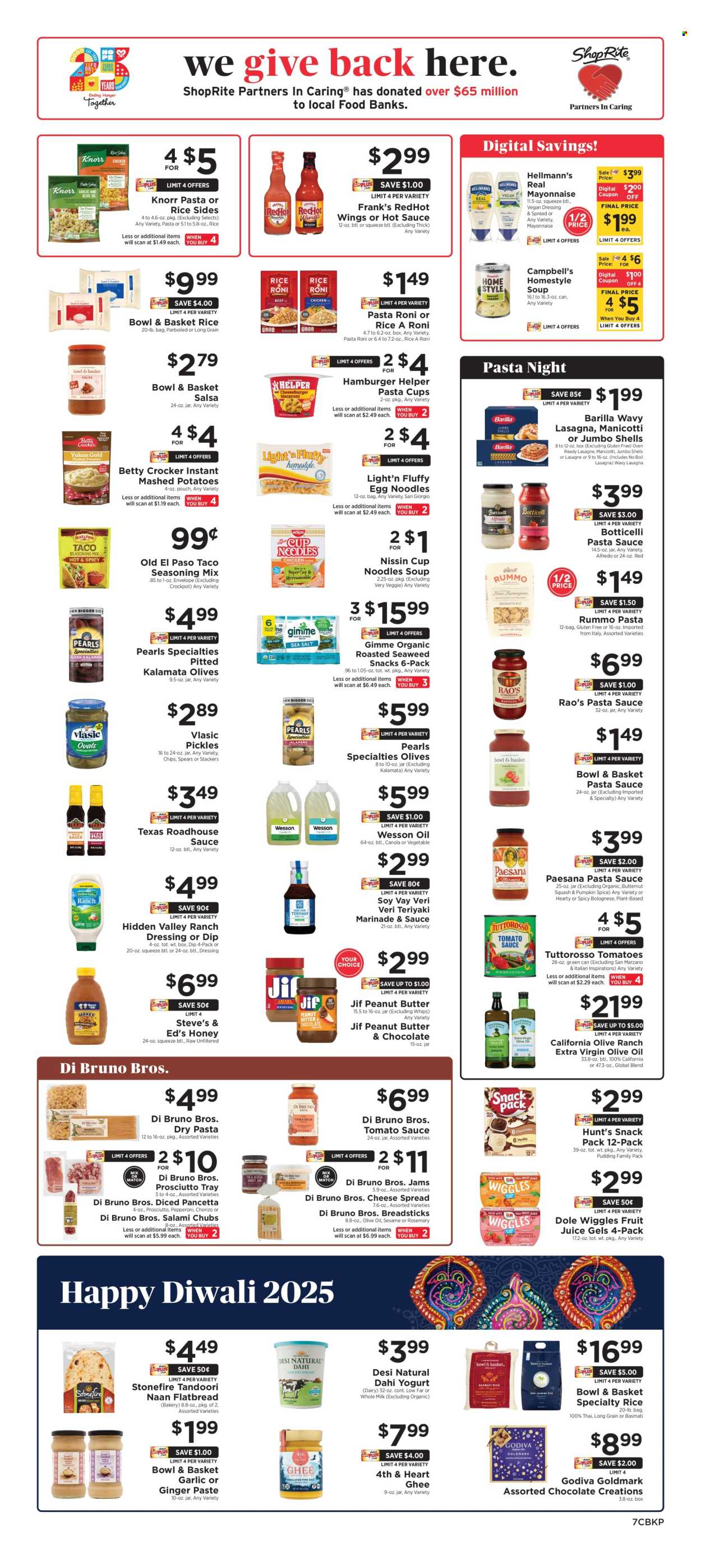 ShopRite ad - 10/19/2025 - 10/25/2025. Page 7