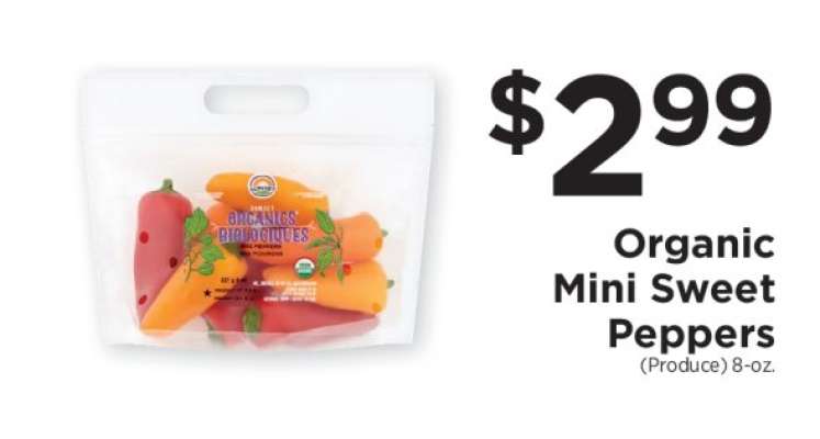 Organic Mini Sweet Peppers