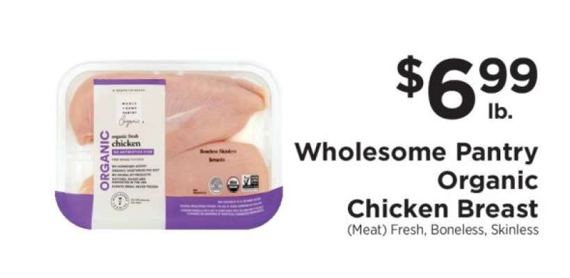 Wholesome Pantry Organic Chicken Breast