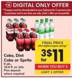 Coke, Diet Coke Or Sprite