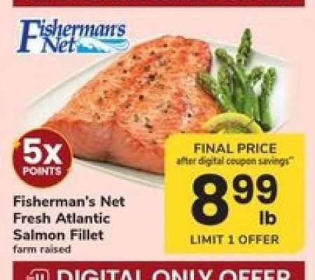 Fisherman's Net Fresh Atlantic Salmon Fillet