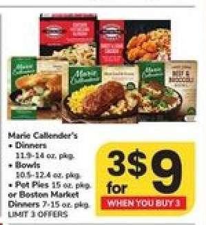 Marie Callender's Dinners