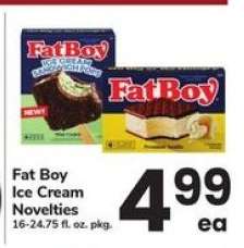 Fat Boy Ice Cream Novelties