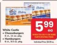 White Castle Sliders