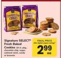 Signature SELECT Fresh Baked Cookies
