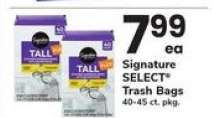 Signature SELECT Trash Bags