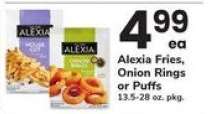 Alexia Fries, Onion Rings or Puffs