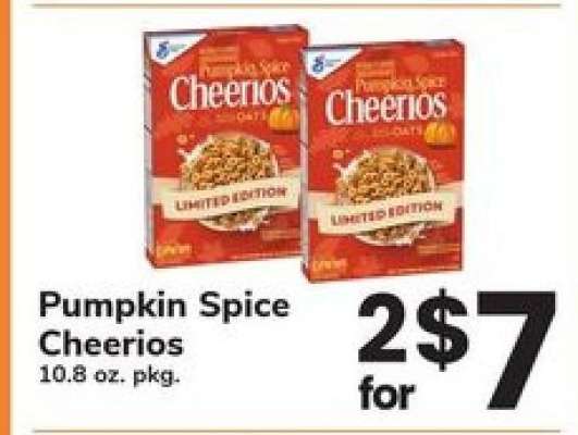 Pumpkin Spice Cheerios