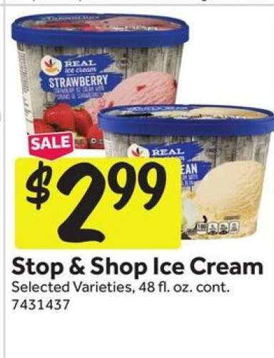 Stop & Shop Ice Cream