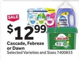 Cascade, Febreze or Dawn