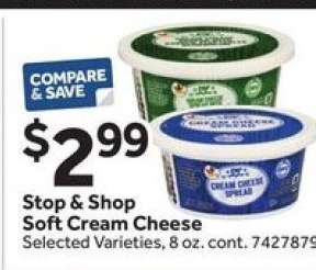 Stop & Shop Soft Cream Cheese