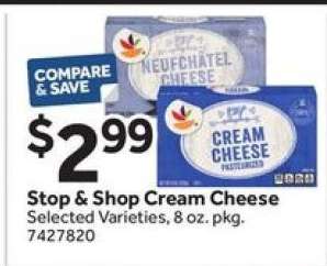 Stop & Shop Cream Cheese