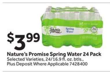 Nature's Promise Spring Water 24 Pack