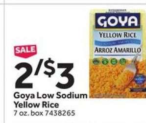 Goya Low Sodium Yellow Rice