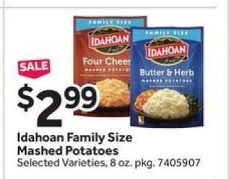 Idahoan Family Size Mashed Potatoes