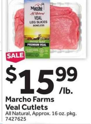 Marcho Farms Veal Cutlets