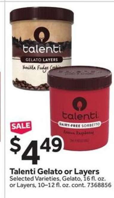 Talenti Gelato or Layers