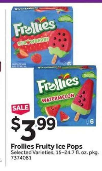 Frollies Fruity Ice Pops