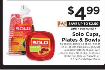Solo Cups, Plates & Bowls